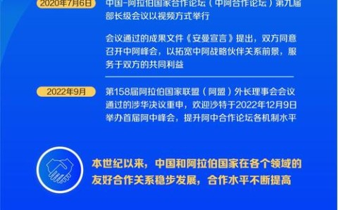中国-阿拉伯国家峰会（中国阿拉伯国家峰会在哪举办）