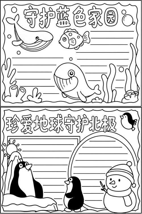 极地生态（极地生态问题手抄报）