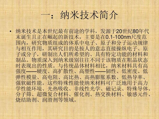纳米技术（纳米技术是什么意思）