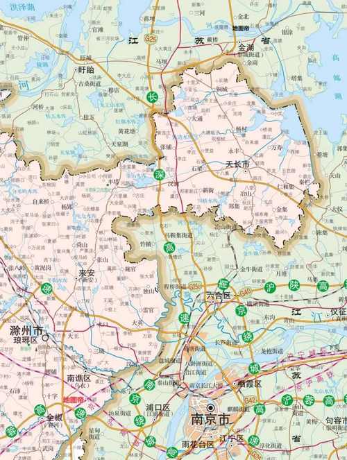 天长市地图（天长市的位置）