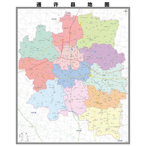 通许县地图（通许县地图各乡镇）