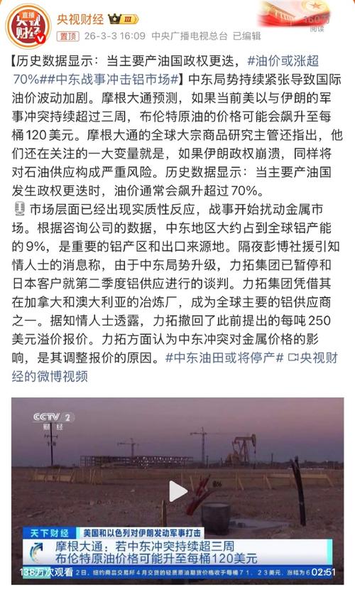 摩根士丹利上调2026年二季度布伦特原油预测至110美元,地缘冲突推动油价风险溢价持续高企