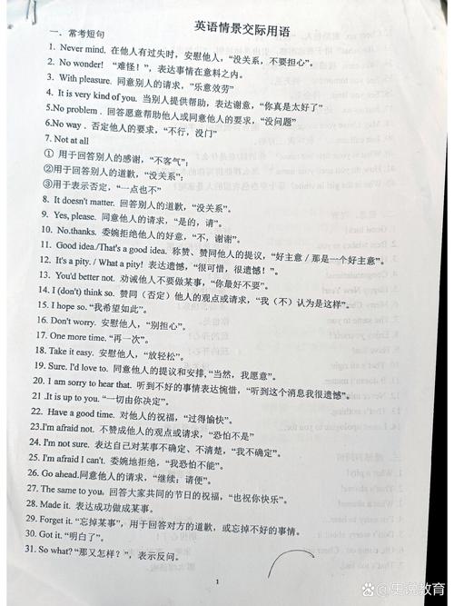 英语常用交际用语（英语交际用语的使用方法）